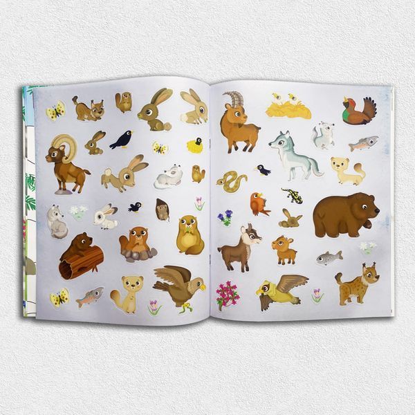 Моя перша книжка наліпок. Пухнасті звірята 1311746 фото Моя перша книжка наліпок. Пухнасті звірята 1311746 фото