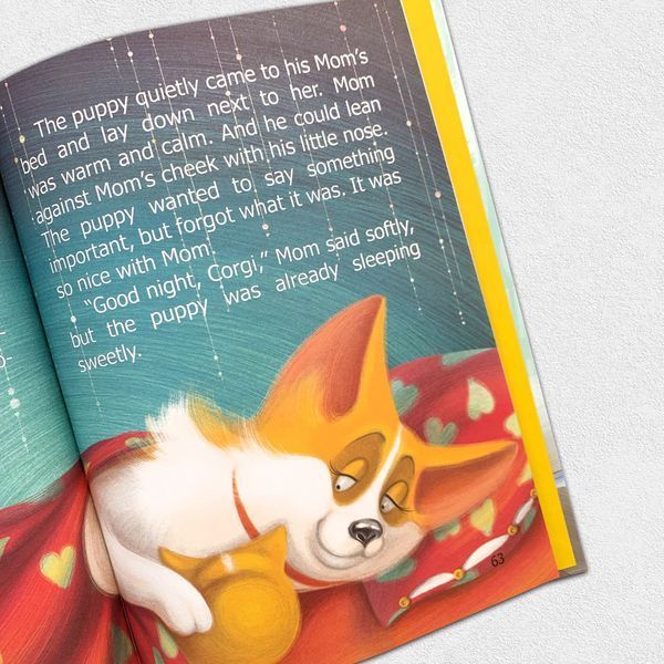 ​Малюк Коргі вчиться рахувати. Книжка-білінгва! 1411143 фото